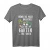 Garten Geschenk Damen Floristin Hobbygärtner T-Shirt mit Blumenmotiv für Gartenliebhaber und Landschaftsgärtner