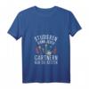 Damen Gärtner T-Shirt mit Spruch 'Studieren Kann jeder Gärtnern nur die Besten' – Lustiges Gartenmotiv für Hobbygärtner & Landschaftsgärtner