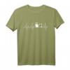 Minibagger Herzschlag T-Shirt für Baggerführer und Gartenbauer – Perfekt für Bauarbeiter, Erdarbeiten & Gartenarbeit