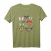 Damen Schmetterlinge Shirt im Retro / Vintage Design - Perfektes Geschenk für Naturliebhaberinnen, Gartenfans & Freunde