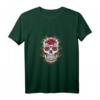 Mexikanischer Bunter Totenkopf Blumen Rosen Hippie-Kostüm Tank Top – Perfekt für Fasching, Karneval & Blumenliebhaberinnen