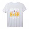 Garten und Bier Darum bin ich hier Gärtner Hobbygärtner T-Shirt - Lustiges Geschenk für Gartenliebhaber, Botaniker & Rentner