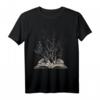 Wildblume Buchliebhaberin lesen T-Shirt – Blumenmotive für Frauen, die Bücher lieben