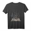 Wildblume Buchliebhaberin lesen T-Shirt – Blumenmotive für Frauen, die Bücher lieben