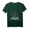 Wildblume Buchliebhaberin lesen T-Shirt – Blumenmotive für Frauen, die Bücher lieben