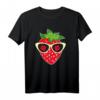 Süße Erdbeeren Beerenliebhaber Veganes Gärtner T-Shirt – Perfekt für Erdbeerfans, Halloween & Geburtstag als originelles Geschenk