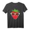 Süße Erdbeeren Beerenliebhaber Veganes Gärtner T-Shirt – Perfekt für Erdbeerfans, Halloween & Geburtstag als originelles Geschenk