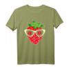 Süße Erdbeeren Beerenliebhaber Veganes Gärtner T-Shirt – Perfekt für Erdbeerfans, Halloween & Geburtstag als originelles Geschenk