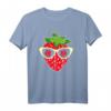 Süße Erdbeeren Beerenliebhaber Veganes Gärtner T-Shirt – Perfekt für Erdbeerfans, Halloween & Geburtstag als originelles Geschenk
