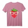 Süße Erdbeeren Beerenliebhaber Veganes Gärtner T-Shirt – Perfekt für Erdbeerfans, Halloween & Geburtstag als originelles Geschenk
