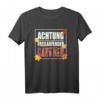 Beruf Gärtner Hobbygärtner Achtung Freilaufender Gärtner T-Shirt – Witziges Gartenoutfit für Geburtstag & Weihnachten