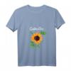 Damen Garten Fee Sonnenblume Pflanzen Blumen Gärtner T-Shirt mit V-Ausschnitt – Perfekt für Hobby- und Landschaftsgärtner, Blumenliebhaber & Gartenfreunde