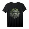 Green Man Mythologie T-Shirt für Herren, Damen & Kinder – Natur- und Gartenmotiv mit heidnischer Symbolik