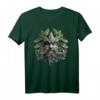 Green Man Mythologie T-Shirt für Herren, Damen & Kinder – Natur- und Gartenmotiv mit heidnischer Symbolik