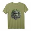 Green Man Mythologie T-Shirt für Herren, Damen & Kinder – Natur- und Gartenmotiv mit heidnischer Symbolik