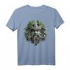 Green Man Mythologie T-Shirt für Herren, Damen & Kinder – Natur- und Gartenmotiv mit heidnischer Symbolik