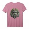 Green Man Mythologie T-Shirt für Herren, Damen & Kinder – Natur- und Gartenmotiv mit heidnischer Symbolik
