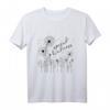 Spread Kindness! Damen T-Shirt mit Pusteblumen und Löwenzahn - Perfekt für Frühling, Sommer, Yoga und als Geschenk für Frauen