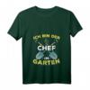 Damen Gärtner T-Shirt - Ich bin der Chef im Garten mit V-Ausschnitt für Hobbygärtnerinnen & Schrebergartenliebhaberinnen