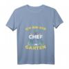 Damen Gärtner T-Shirt - Ich bin der Chef im Garten mit V-Ausschnitt für Hobbygärtnerinnen & Schrebergartenliebhaberinnen
