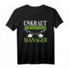 Unkraut Vernichtungs Manager Gartenarbeit T-Shirt - Lustiges Retro Gärtner Shirt für Hobby- und Landschaftsgärtner