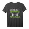 Unkraut Vernichtungs Manager Gartenarbeit T-Shirt - Lustiges Retro Gärtner Shirt für Hobby- und Landschaftsgärtner