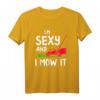 Gärtner Gärtnerin Rasenmäher T-Shirt - Lustiges Geschenk für Männer und Frauen, perfekt für Geburtstag, Valentinstag, Ostern & Weihnachten
