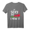 Gärtner Gärtnerin Rasenmäher T-Shirt - Lustiges Geschenk für Männer und Frauen, perfekt für Geburtstag, Valentinstag, Ostern & Weihnachten