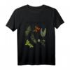 Herbology the art of herbs T-Shirt mit Thymian, Rosmarin, Basilikum & Kamille – Klassisch geschnitten, doppelt genähter Saum für Natur- und Kräuterliebhaber