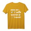 Mein Garten Shirt Blumen Gärtner Pflanzen Hobby T-Shirt - Lustiges Geschenk für Hobbygärtner, Naturfreunde & Gartenliebhaber