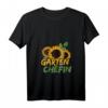 Damen Garten Chefin Gärtnerin T-Shirt mit V-Ausschnitt – Ruhestand Geschenk für Hobbygärtnerinnen & Gartenliebhaber