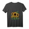 Damen Garten Chefin Gärtnerin T-Shirt mit V-Ausschnitt – Ruhestand Geschenk für Hobbygärtnerinnen & Gartenliebhaber