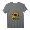 Damen Garten Chefin Gärtnerin T-Shirt mit V-Ausschnitt – Ruhestand Geschenk für Hobbygärtnerinnen & Gartenliebhaber