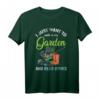 Ich will einfach nur in meinem Garten Bücher Lesen Gärtner T-Shirt – Perfektes Geschenk für Gartenliebhaber, Hobbygärtner & Landschaftsgärtner zu Weihnachten & Geburtstag