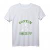 Damen Gärtner Garten Sheriff T-Shirt mit V-Ausschnitt - Lustiges Geschenk für Hobbygärtnerinnen und Gartenliebhaberinnen