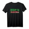 Mäht in Austria - Gartenarbeit Gärtner T-Shirt mit Rasenmäher Antrieb, Klassisch Geschnitten