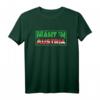 Mäht in Austria - Gartenarbeit Gärtner T-Shirt mit Rasenmäher Antrieb, Klassisch Geschnitten