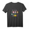 Damen Gartenwerkzeug Illustration Garten Gärtner Geschenk T-Shirt - Buntes Design für Gartenliebhaber & Pflanzenfreunde