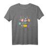 Damen Gartenwerkzeug Illustration Garten Gärtner Geschenk T-Shirt - Buntes Design für Gartenliebhaber & Pflanzenfreunde