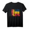Deutschland und Rumänien Flaggen T-Shirt - Doppelstaatsbürgerschaft, Urlaub & kulturelle Zugehörigkeit zeigen