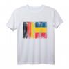 Deutschland und Rumänien Flaggen T-Shirt - Doppelstaatsbürgerschaft, Urlaub & kulturelle Zugehörigkeit zeigen