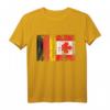 Deutschland & Kanada Flaggen T-Shirt – Doppelstaatsbürgerschaft, Reise- und Geschenkidee für Auswanderer und Weltenbummler