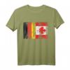 Deutschland & Kanada Flaggen T-Shirt – Doppelstaatsbürgerschaft, Reise- und Geschenkidee für Auswanderer und Weltenbummler