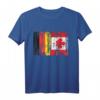 Deutschland & Kanada Flaggen T-Shirt – Doppelstaatsbürgerschaft, Reise- und Geschenkidee für Auswanderer und Weltenbummler
