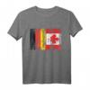 Deutschland & Kanada Flaggen T-Shirt – Doppelstaatsbürgerschaft, Reise- und Geschenkidee für Auswanderer und Weltenbummler