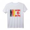 Deutschland & Kanada Flaggen T-Shirt – Doppelstaatsbürgerschaft, Reise- und Geschenkidee für Auswanderer und Weltenbummler