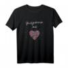 Damen Gastgeberin Mit Herz T-Shirt – Dankeschön Geschenk für Austauschfamilie, Gastmutter & Gastfamilie zu Weihnachten, Geburtstag oder Ostern