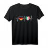 Deutschland und Italien Flaggen T-Shirt – Patriotisches Design für Deutsch-Italiener, Urlaub, Städtetrip & kulturelles Statement