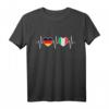 Deutschland und Italien Flaggen T-Shirt – Patriotisches Design für Deutsch-Italiener, Urlaub, Städtetrip & kulturelles Statement