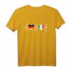 Deutschland und Italien Flaggen T-Shirt – Patriotisches Design für Deutsch-Italiener, Urlaub, Städtetrip & kulturelles Statement